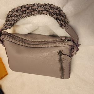 Vintage Fendi Selleria Borsa Lampo bag  in Lilla.